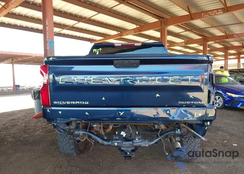 2021 Chevrolet Silverado 1500 4Wd Short Bed Custom Trail Boss из США, поврежденный, VIN 1GCPYCEF8MZ364271